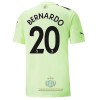 Maglia ufficiale Manchester City Bernardo 20 Alternativa 2022-23 per Uomo